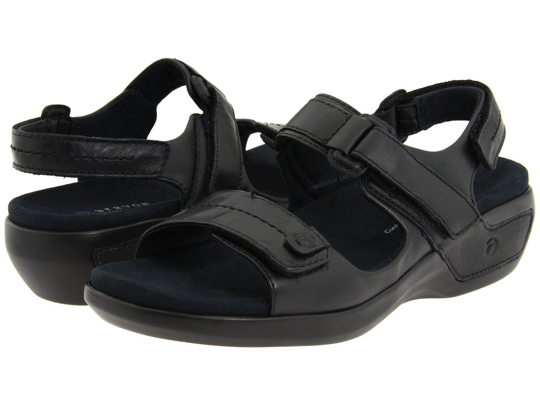 Aravon-Katy-Flat-Sandals-Size-7